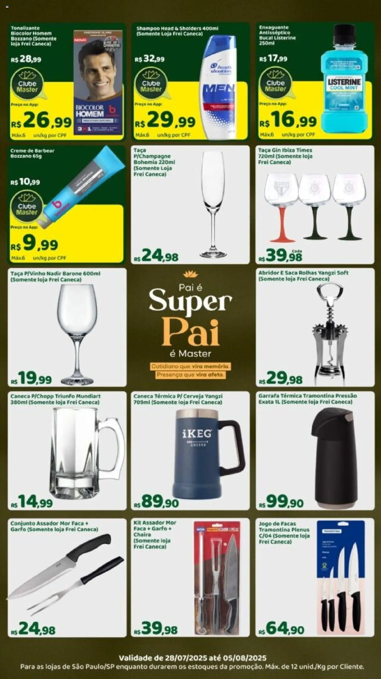 Master Folheto - válido de 28.07.2025 | Página: 5 | Produtos: Shampoo, Garrafa térmica, Caneca, Creme