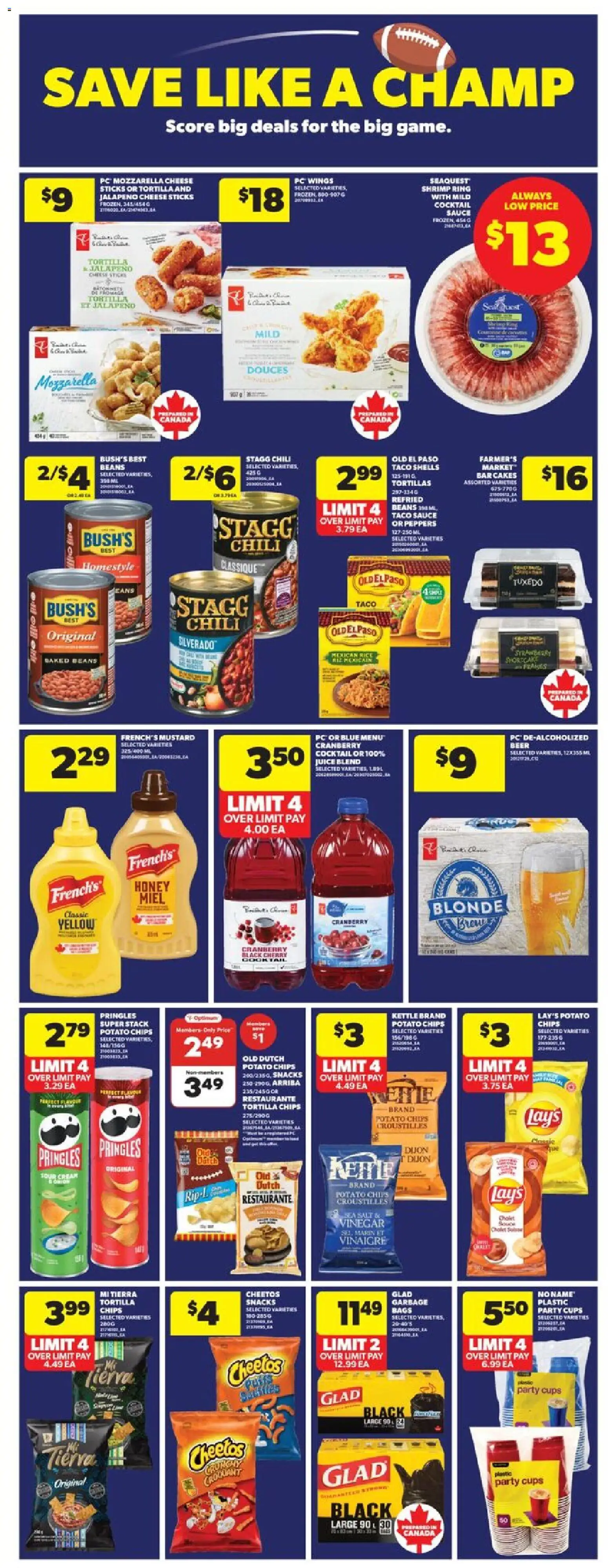 Real Canadian Superstore flyer valid from 13.11.2025 | Page: 12 | Products: Cream, Kettle, Juice, Beer