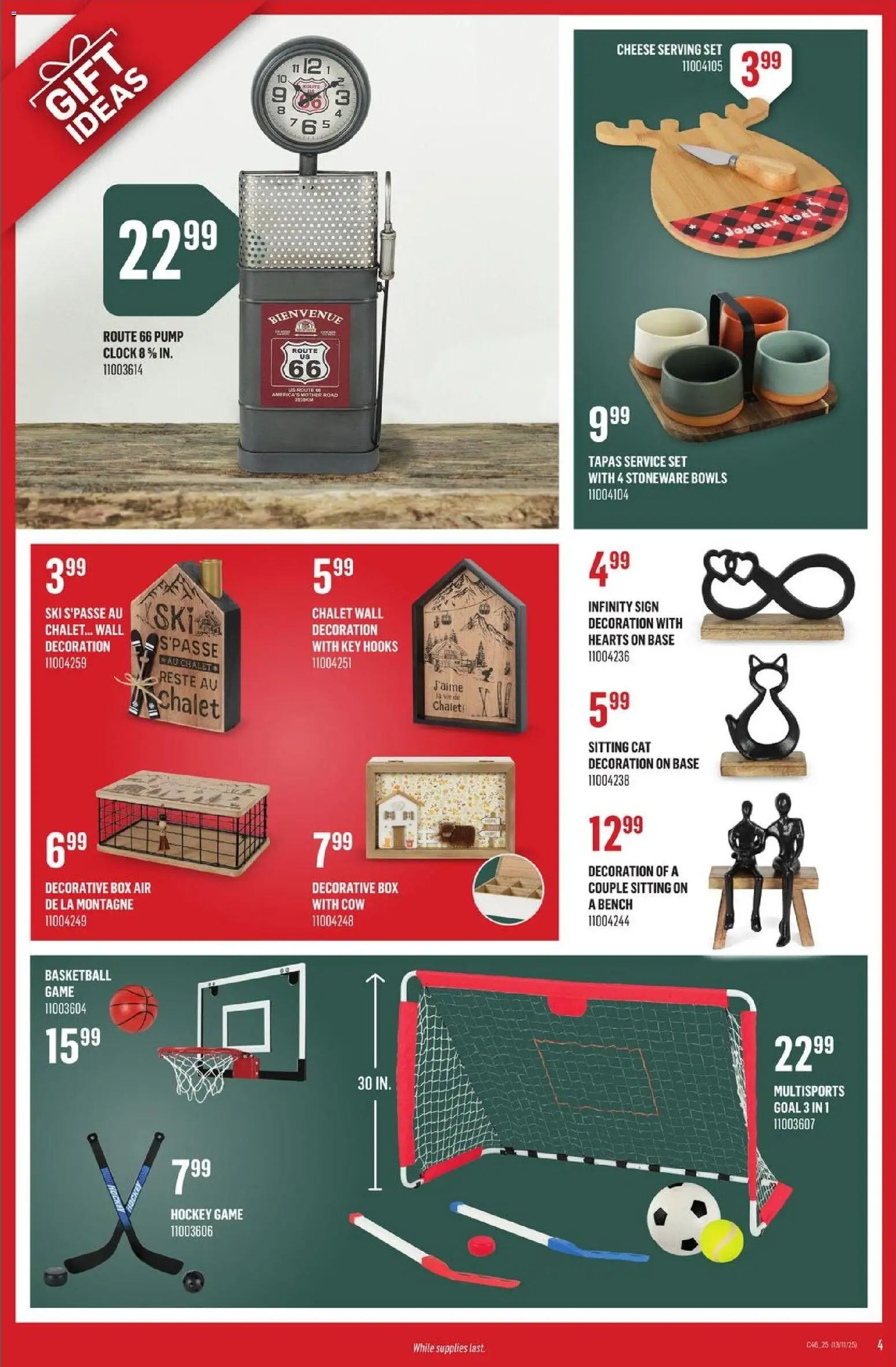 Canac flyer valid from 13.11.2025 | Page: 4 | Products: Game, Box, Cheese