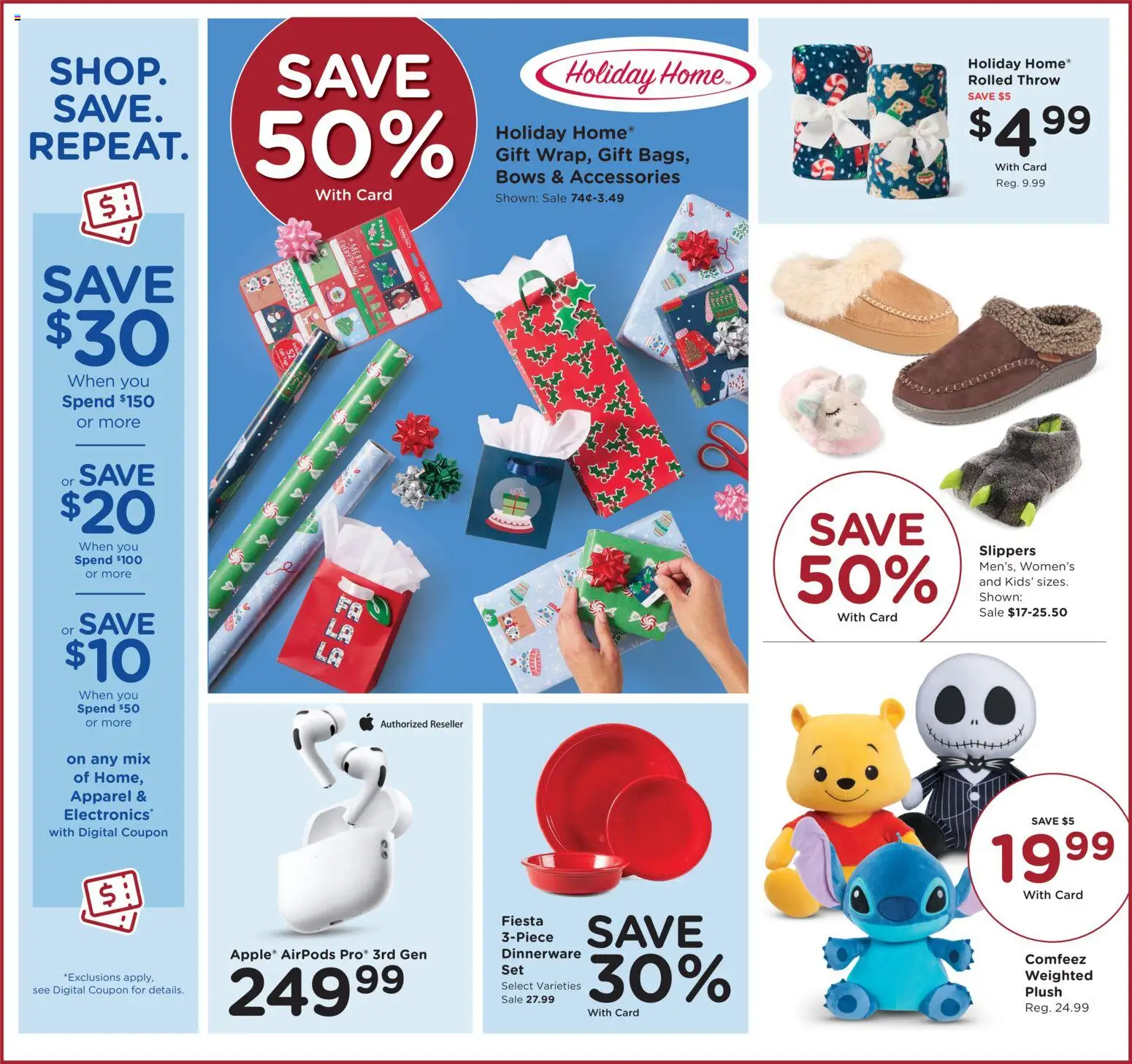 Fred Meyer Weekly Ad - valid from 17.12.2025 | Page: 4 | Products: Slippers