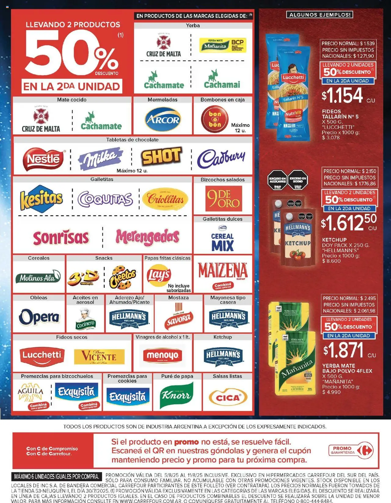 Carrefour ofertas - Comodoro │ válido desde el 05.08.2025 | Página: 4 | Productos: Mate, Galletitas, Yerba, Mostaza
