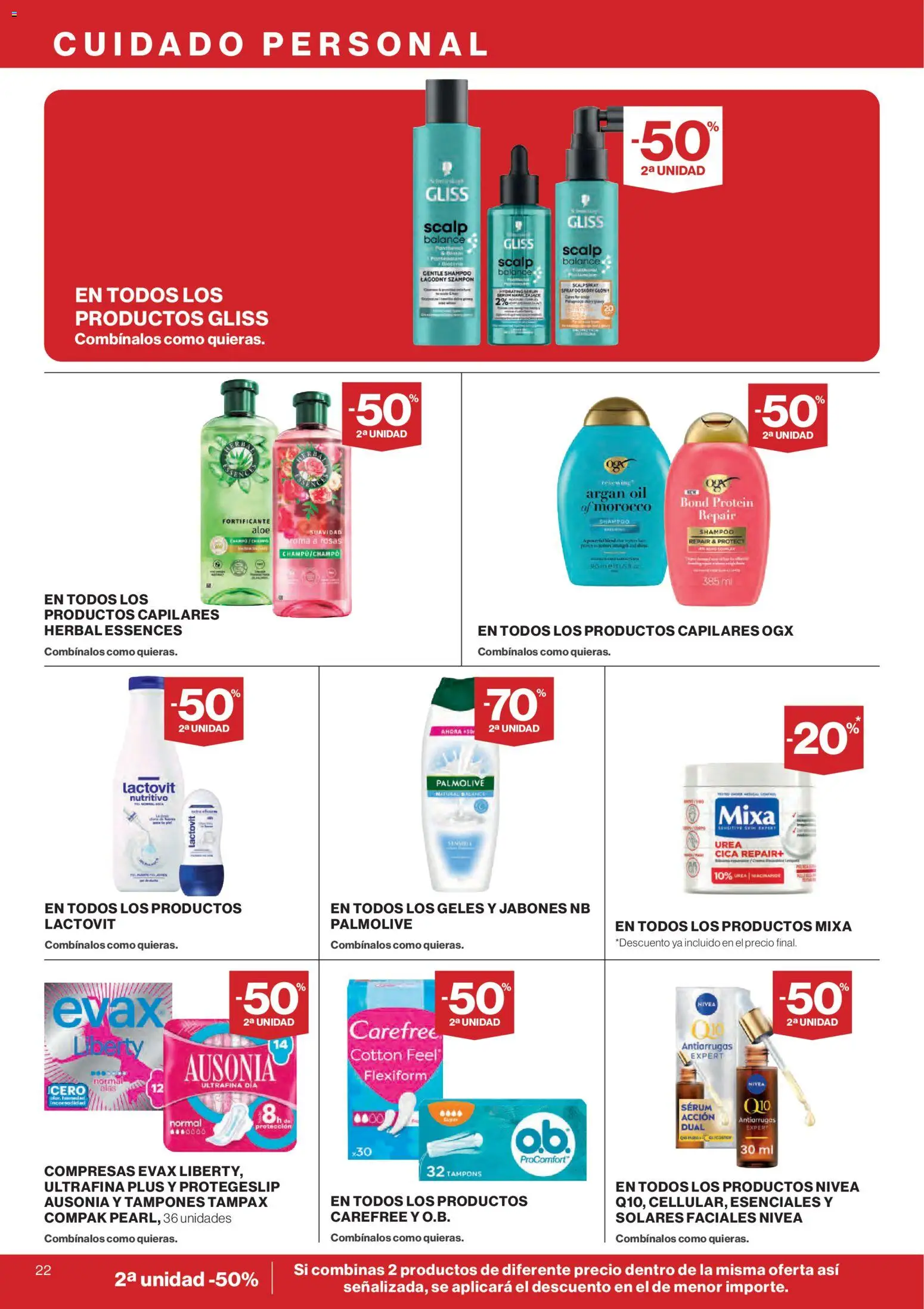 Nuevas ofertas de El Corte Inglés válidas en toda la República Mexicana desde el 12.02.2026. ¡Encuentra las mejores ofertas en El Corte Inglés catálogo! | Página: 22 | Productos: Serum, Tampones