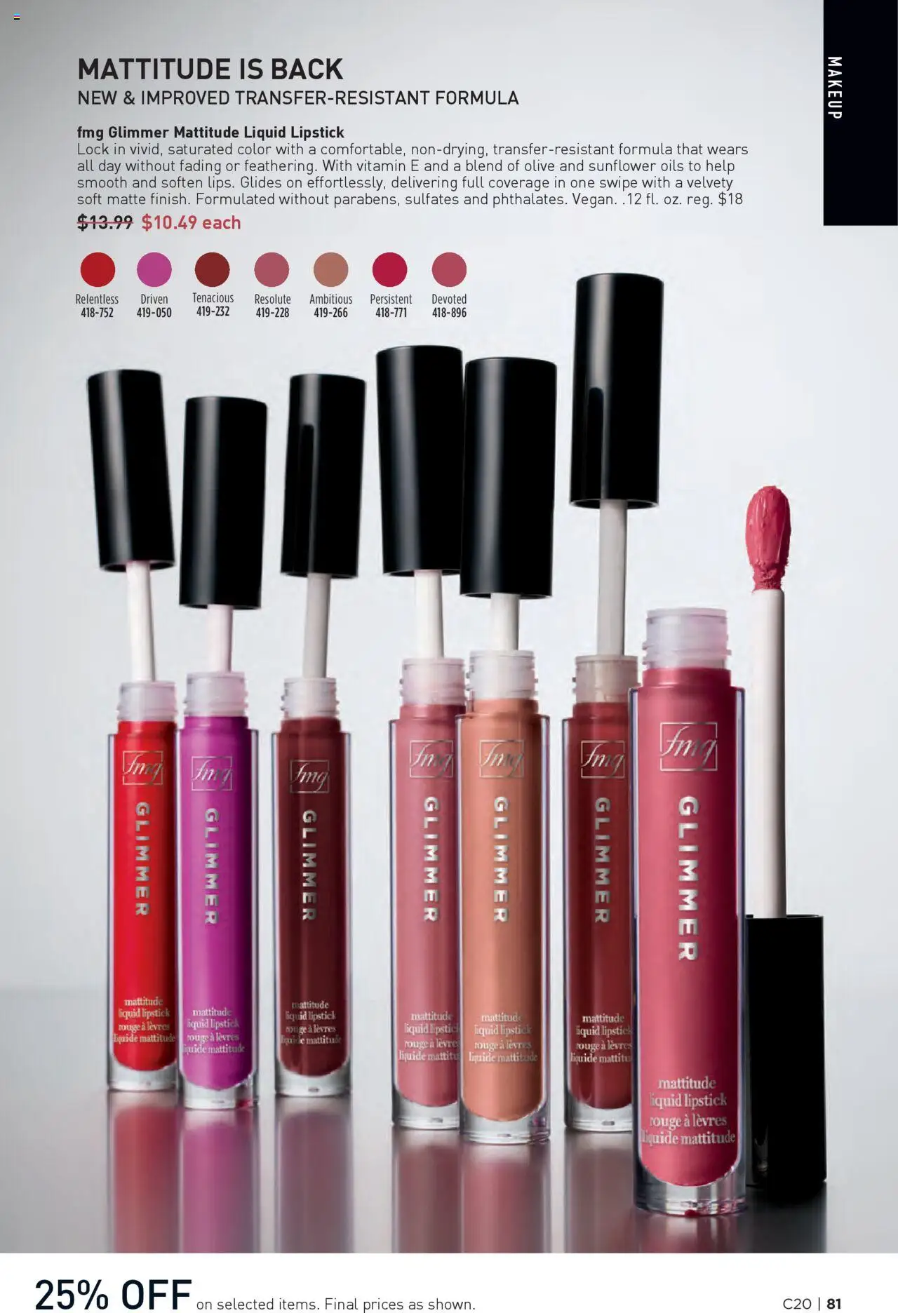 Avon Brochure - valid from 24.09.2025 | Page: 81 | Products: Vitamin, Lipstick