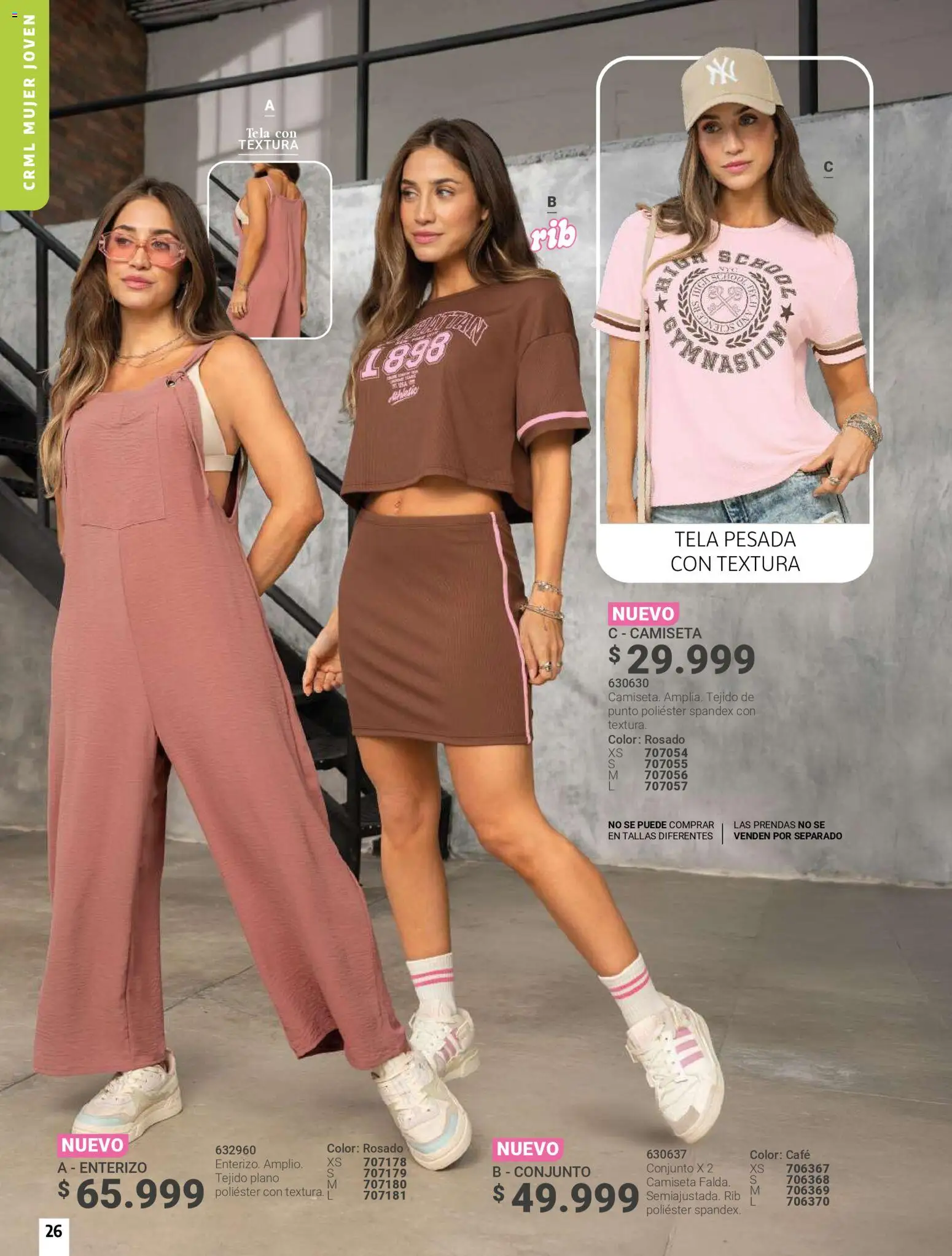 Carmel revista - valida desde el 01.05.2026 | Página: 26 | Productos: Camiseta, Conjunto, Café, Enterizo