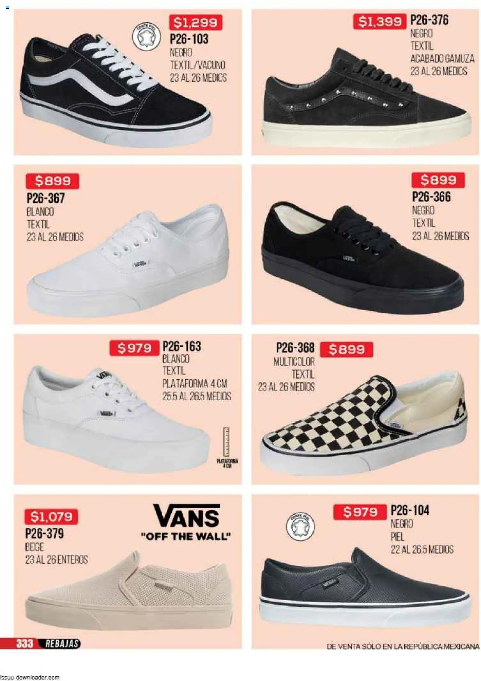 Nuevas ofertas de Cklass válidas en toda la República Mexicana desde el 31.10.2025. ¡Encuentra las mejores ofertas en Cklass catálogo Super Rebajas Ropa! | Página: 663 | Productos: Gamuza