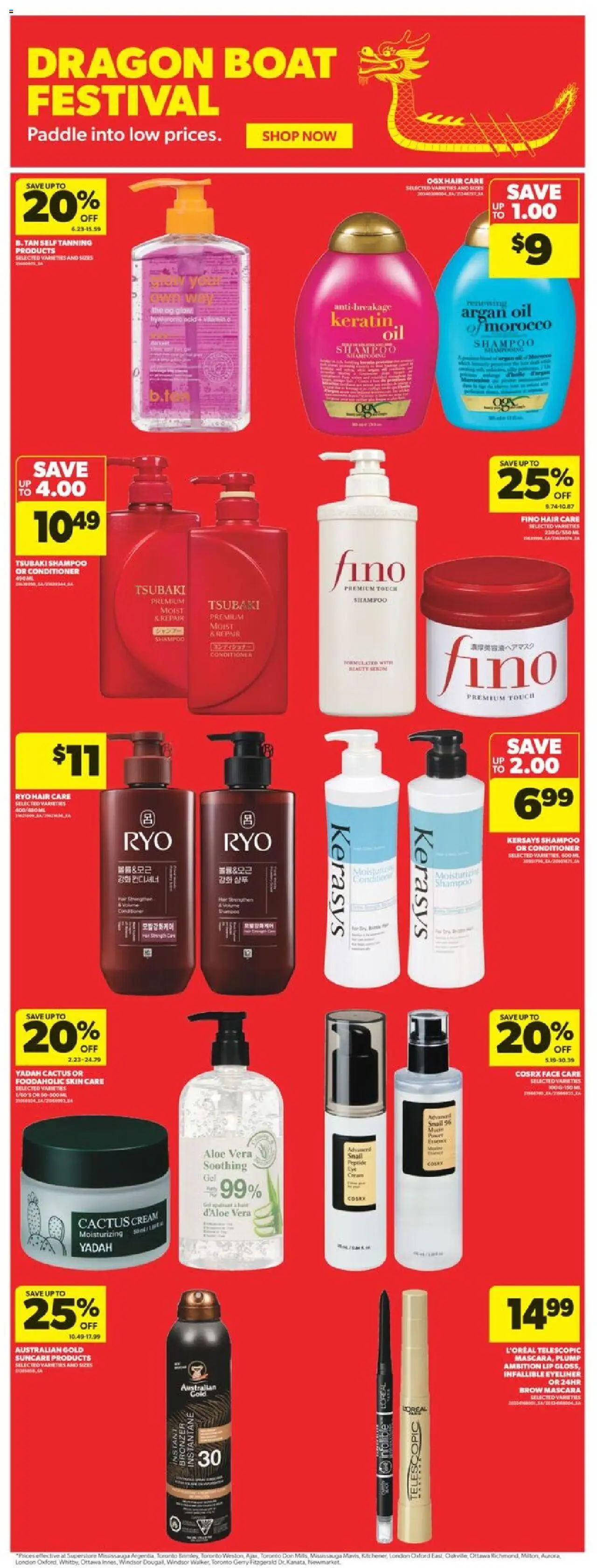 Real Canadian Superstore flyer valid from 29.05.2025 | Page: 23 | Products: Mascara, Eyeliner, Conditioner, Oil