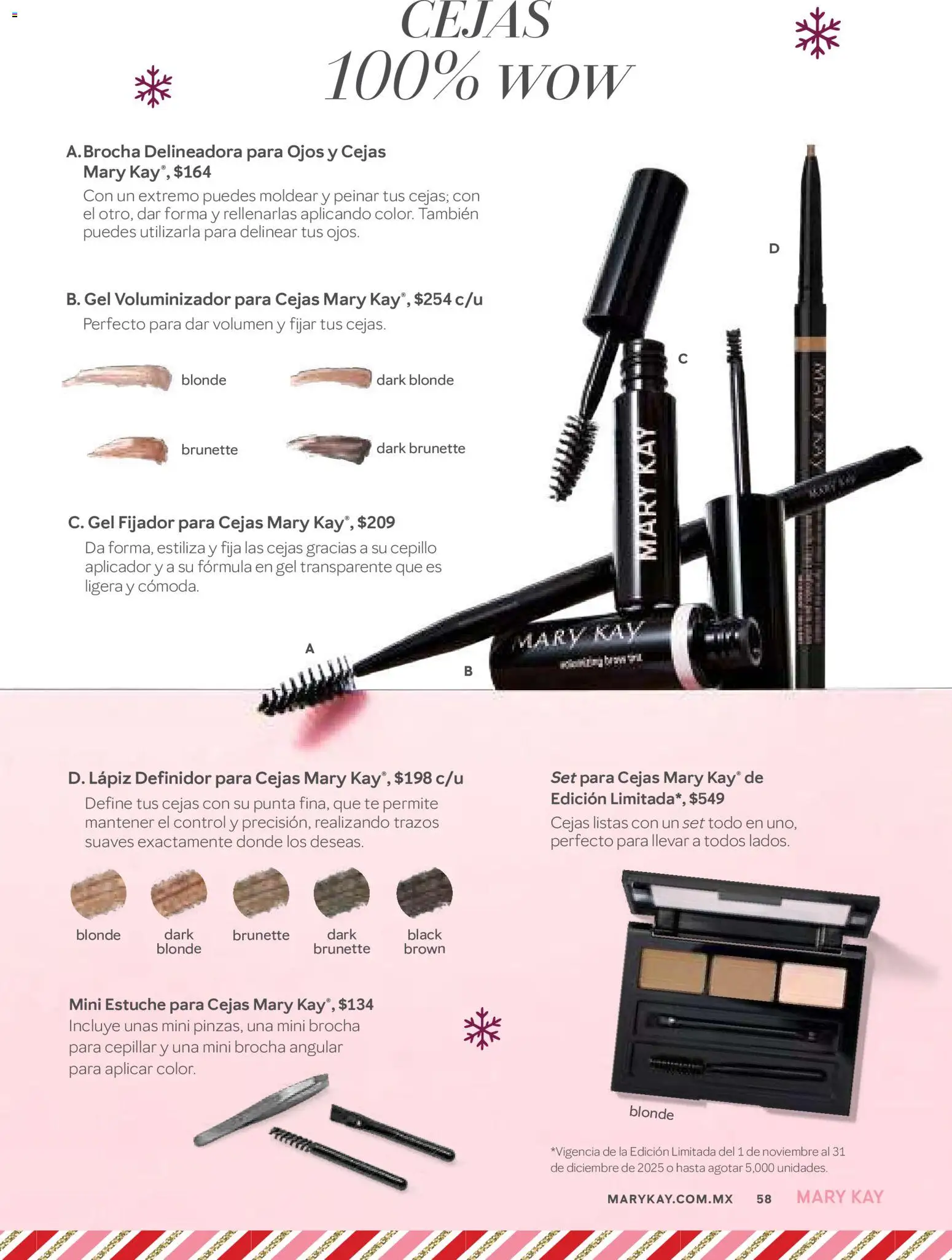 Nuevas ofertas de Mary Kay válidas en toda la República Mexicana desde el 01.11.2025. ¡Encuentra las mejores ofertas en Mary Kay catálogo! | Página: 58 | Productos: Cepillo, Fijador, Estuche, Té