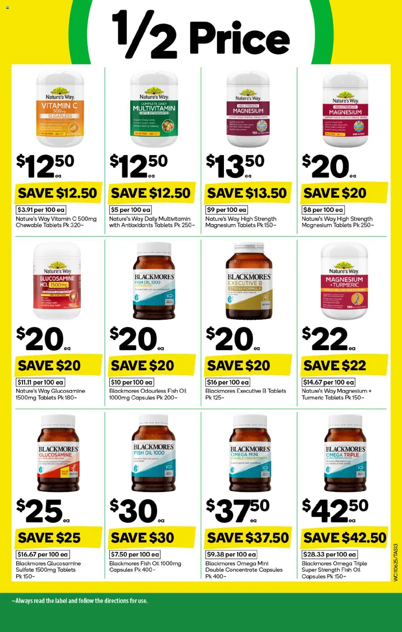 Woolworths catalogue - valid from 11.06.2025 | Page: 13 | Products: Oil, Fish oil, Tablets, Vitamin