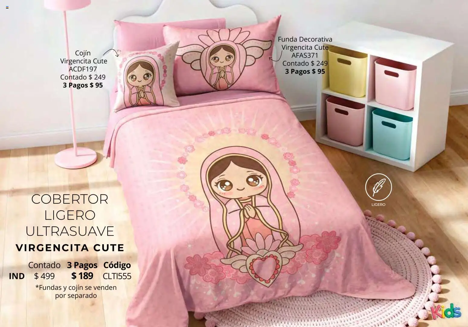 Nuevas ofertas de Colchas Concord válidas en toda la República Mexicana desde el 01.05.2026. ¡Encuentra las mejores ofertas en Colchas Concord catálogo Kids! | Página: 106 | Productos: Cobertor, Funda