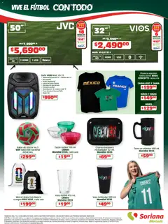 Vista previa de Soriana En vacaciones apoyamos con todo - Mercado, nuevo folleto de la tienda, válido en México a partir del 07.04.2026 | Página: 8 | Productos: Radio, Reproductor, Micrófono, Morral
