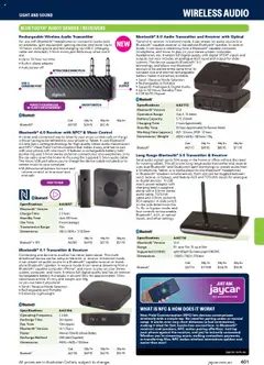 Jaycar catalogue - valid from 09.07.2025 | Page: 401 | Products: Socket, Battery, Audio, Stereo