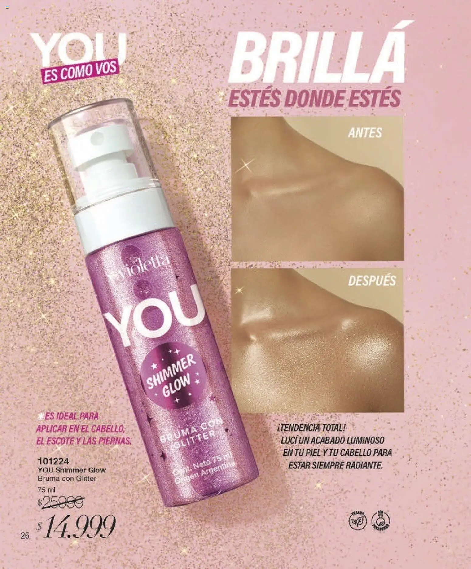 Violetta - Violetta Cosméticos │ válido desde el 05.02.2026 | Página: 26 | Productos: Glitter, Bruma