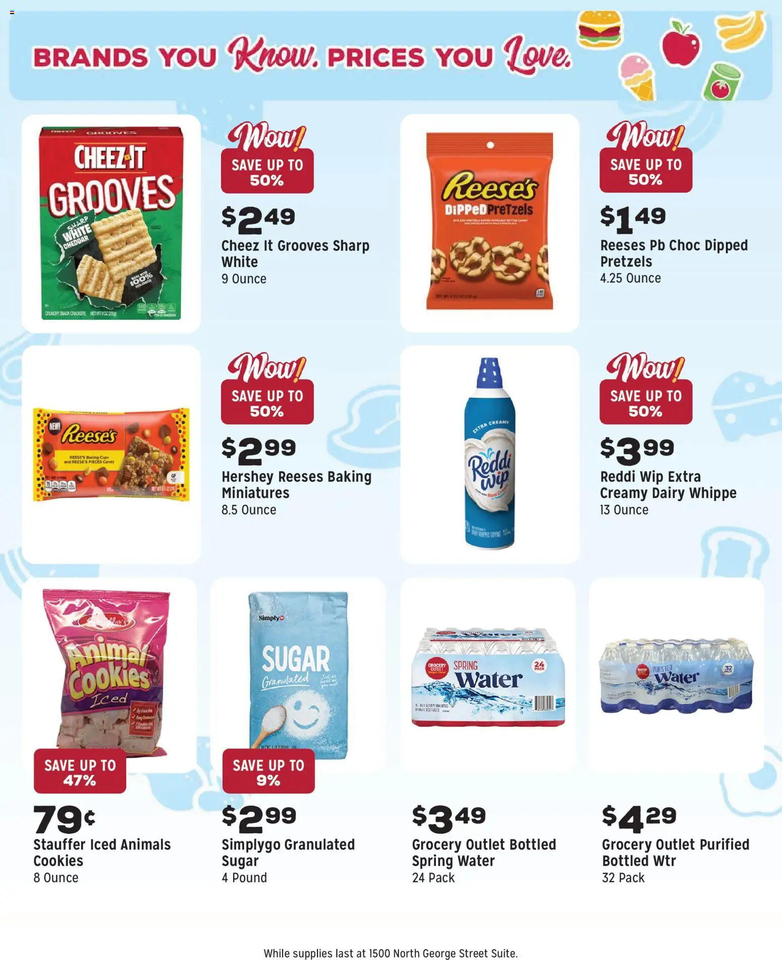 Grocery Outlet Weekly Ad - PA - valid from 10.12.2025 | Page: 9 | Products: Cookies, Water, Sugar
