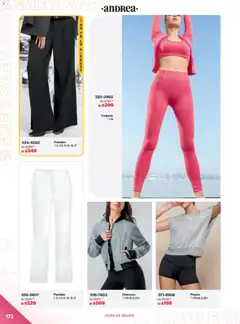 Vista previa de Andrea catálogo Outlet, nuevo folleto de la tienda, válido en México a partir del 21.12.2025 | Página: 172 | Productos: Chamarra, Ropa, Playera, Conjunto