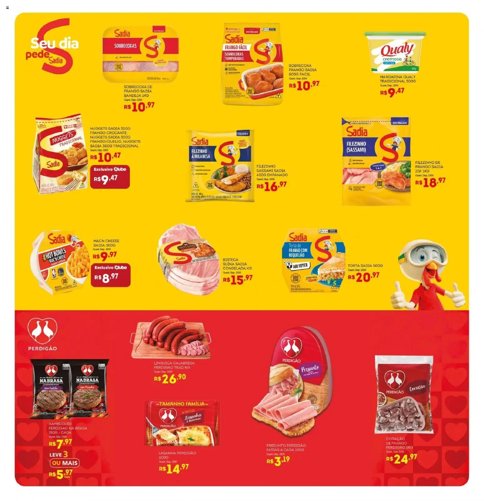 Bistek Supermercados Folheto - válido de 25.03.2026 | Página: 9 | Produtos: Presunto, Massa, Lasanha, Margarina