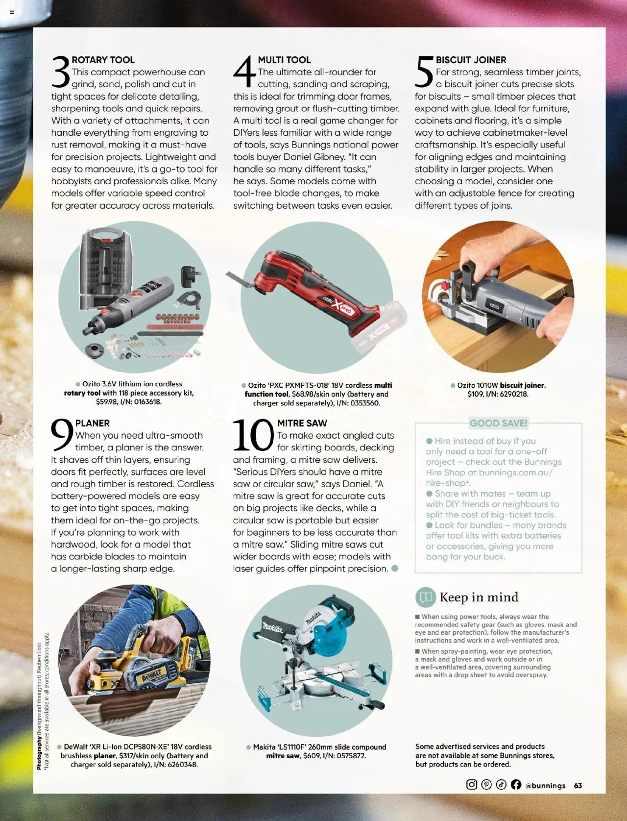 Bunnings Warehouse catalogue - valid from 01.07.2025 | Page: 63 | Products: Decking, Gloves, Batteries, Portable