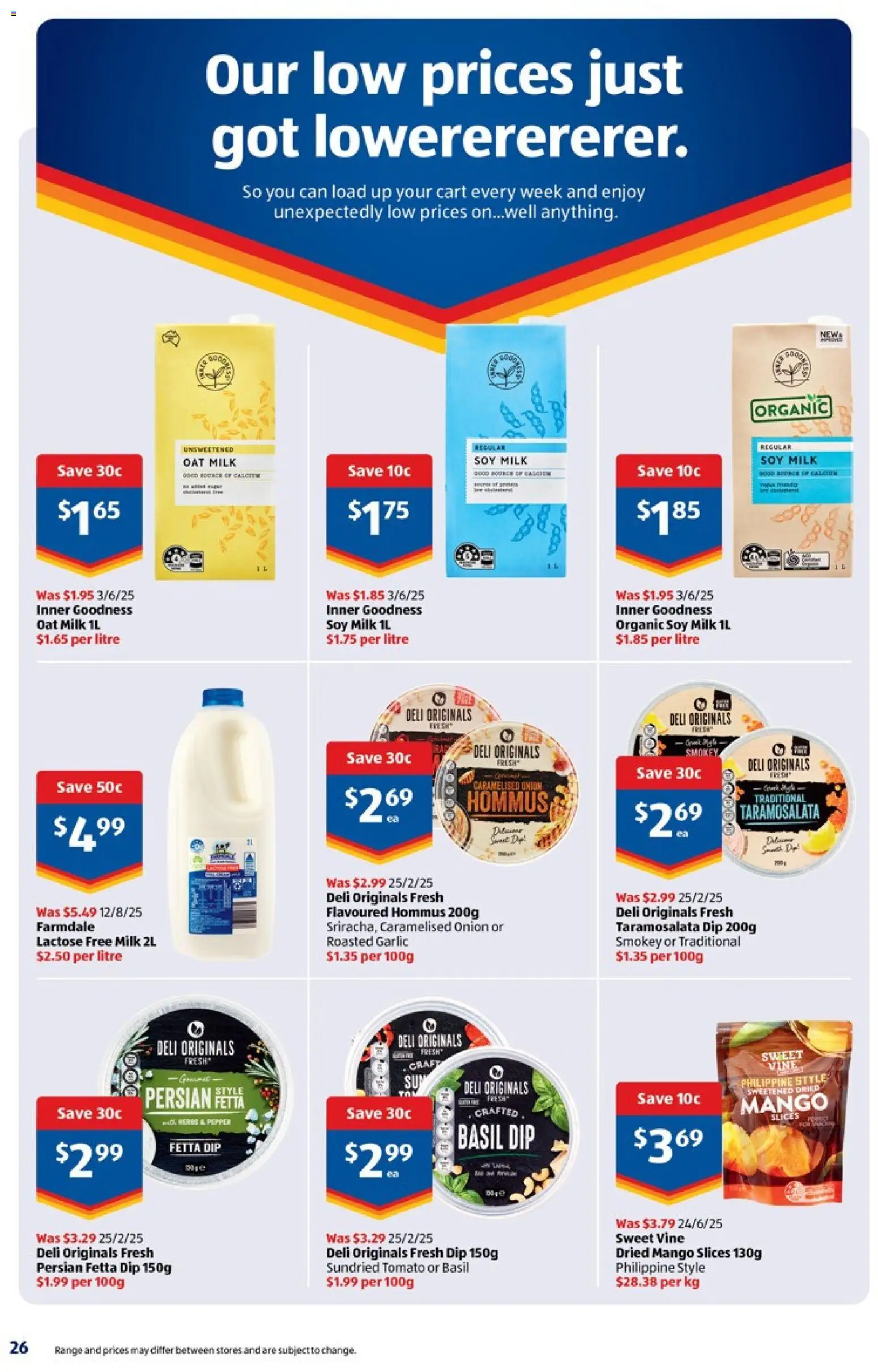 Aldi catalogue - valid from 12.11.2025 | Page: 26 | Products: Milk, Cart, Mango, Garlic