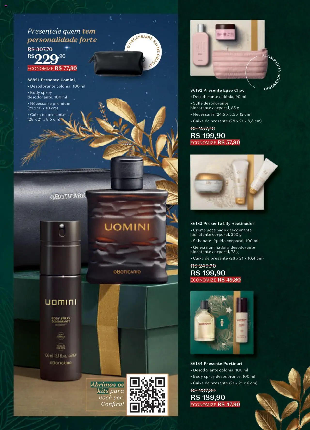 O Boticário Folheto - válido de 13.10.2025 | Página: 8 | Produtos: Necessaire, Geleia, Creme, Sabonete líquido