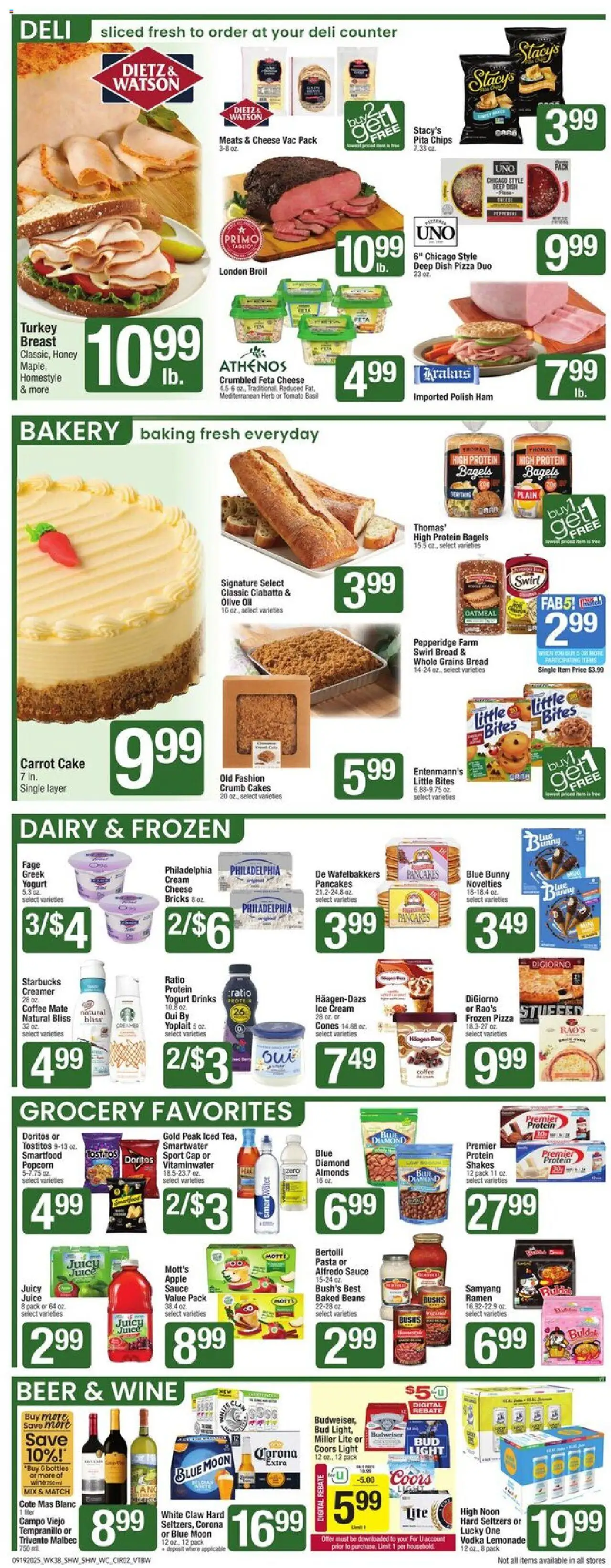 Shaw's Weekly Ad - VT - valid from 19.09.2025 | Page: 2 | Products: Wc, Oil, Carrot, Cap