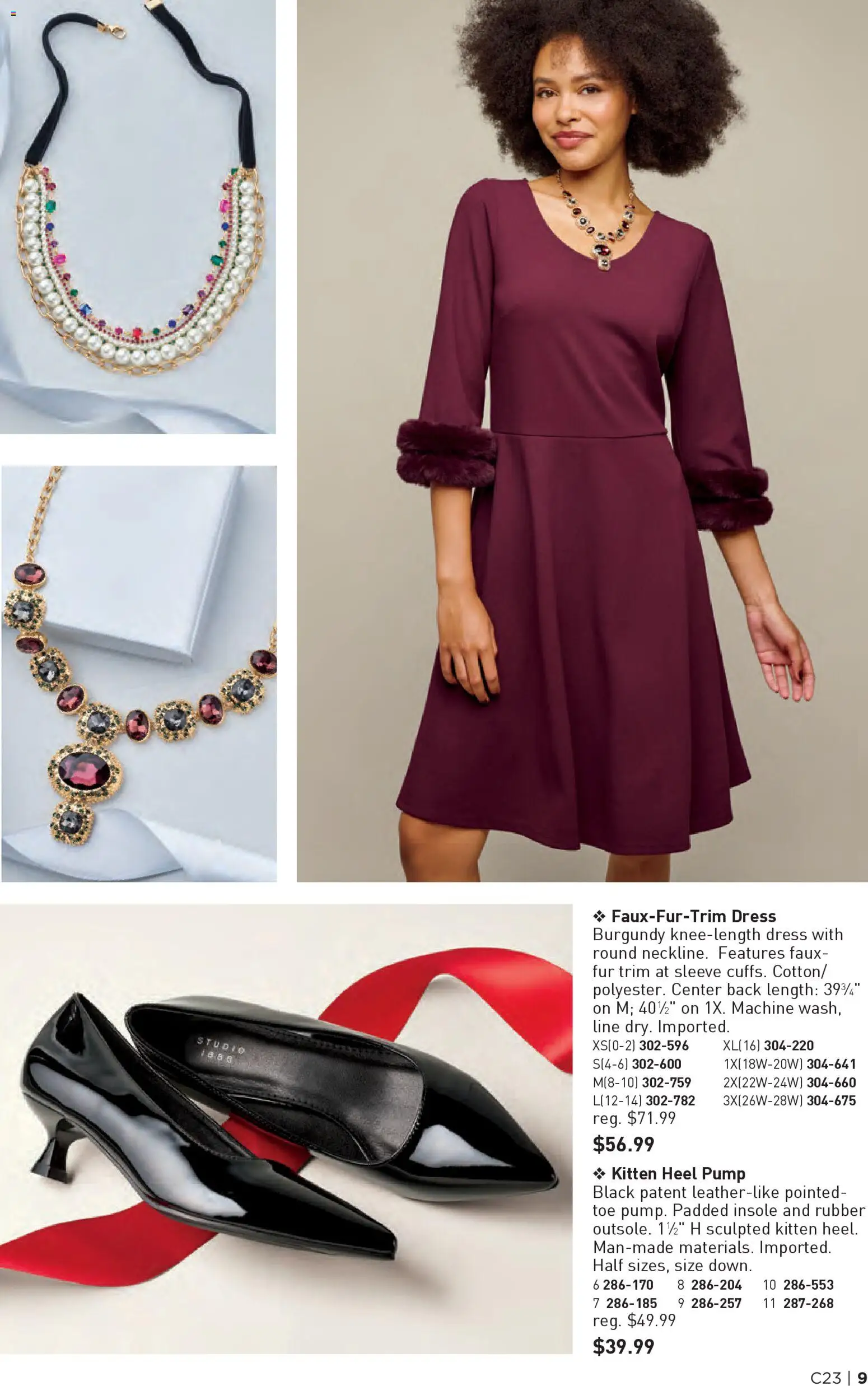 Avon Brochure - valid from 05.11.2025 | Page: 9 | Products: Trim, Pump, Dress