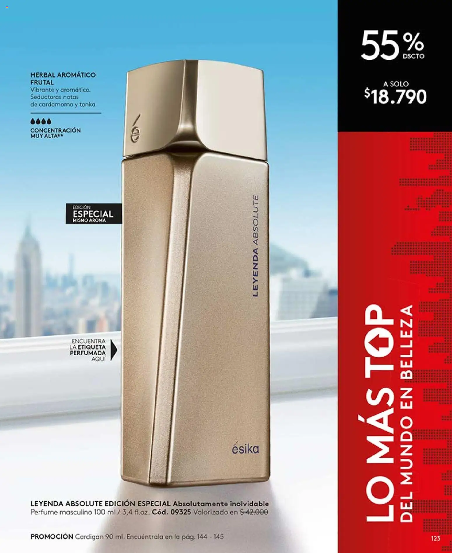 Catálogo Ésika Campaña 5 │ válido desde el 01.03.2026 | Página: 123 | Productos: Top, Perfume, Cardigan