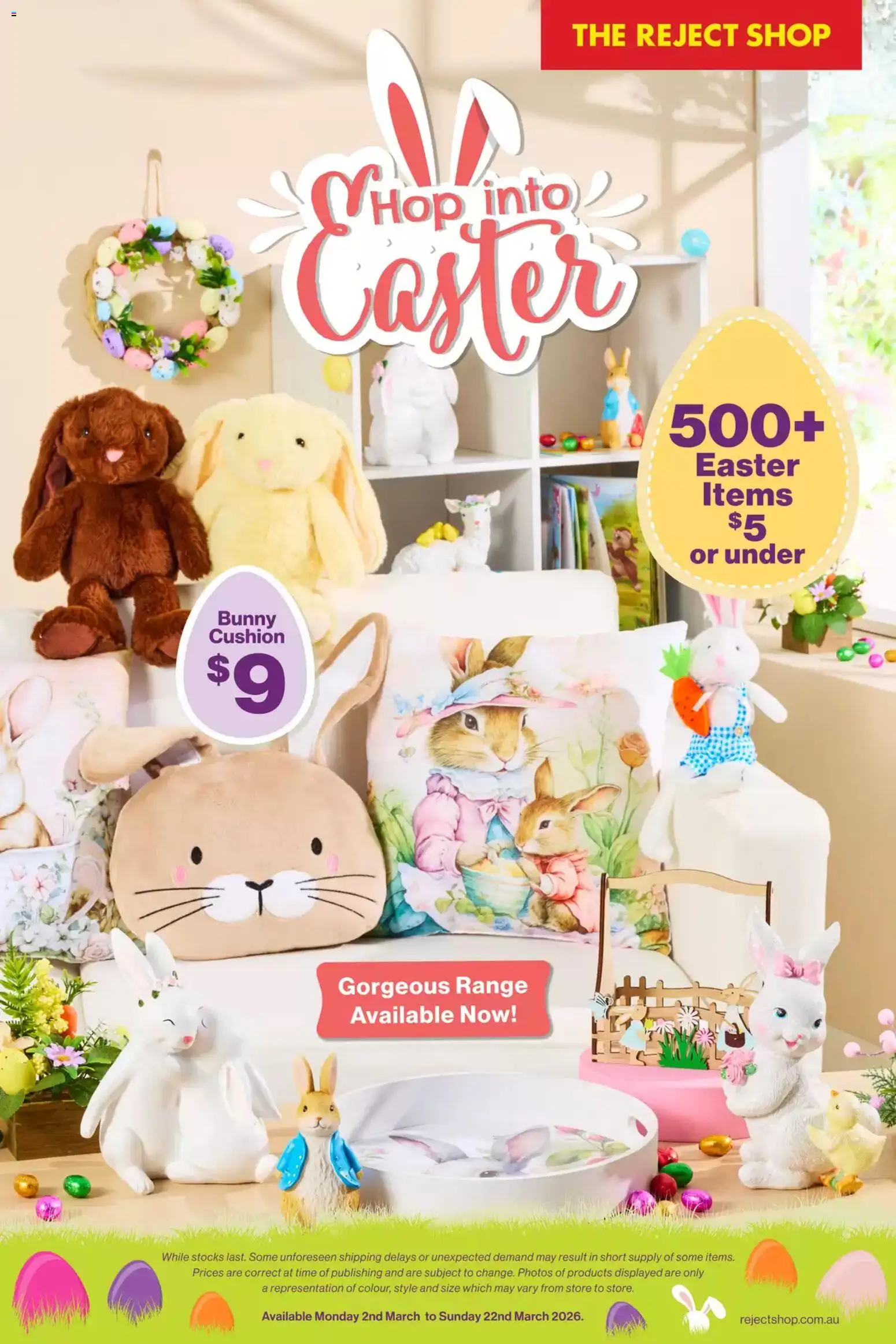 The Reject Shop catalogue - valid from 02.03.2026 | Page: 1 | Products: Cushion