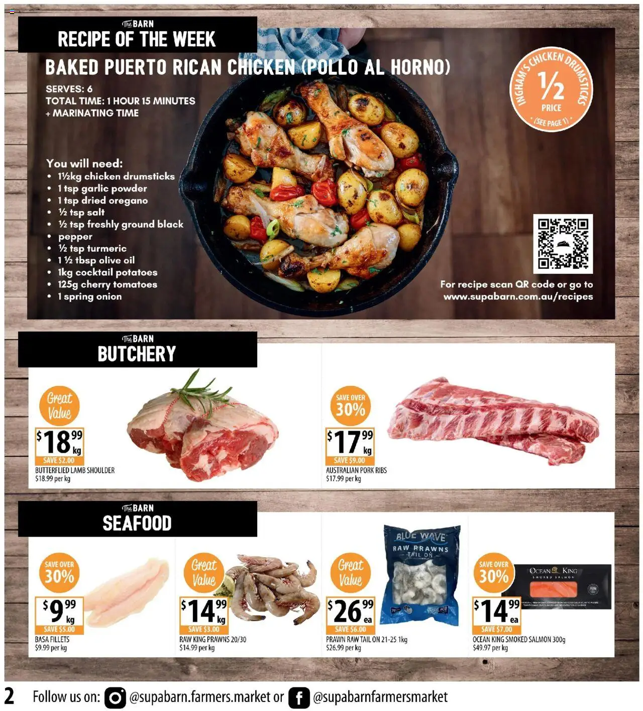 Supabarn catalogue - valid from 27.08.2025 | Page: 2 | Products: Tomatoes, Olive oil, Potatoes, Seafood