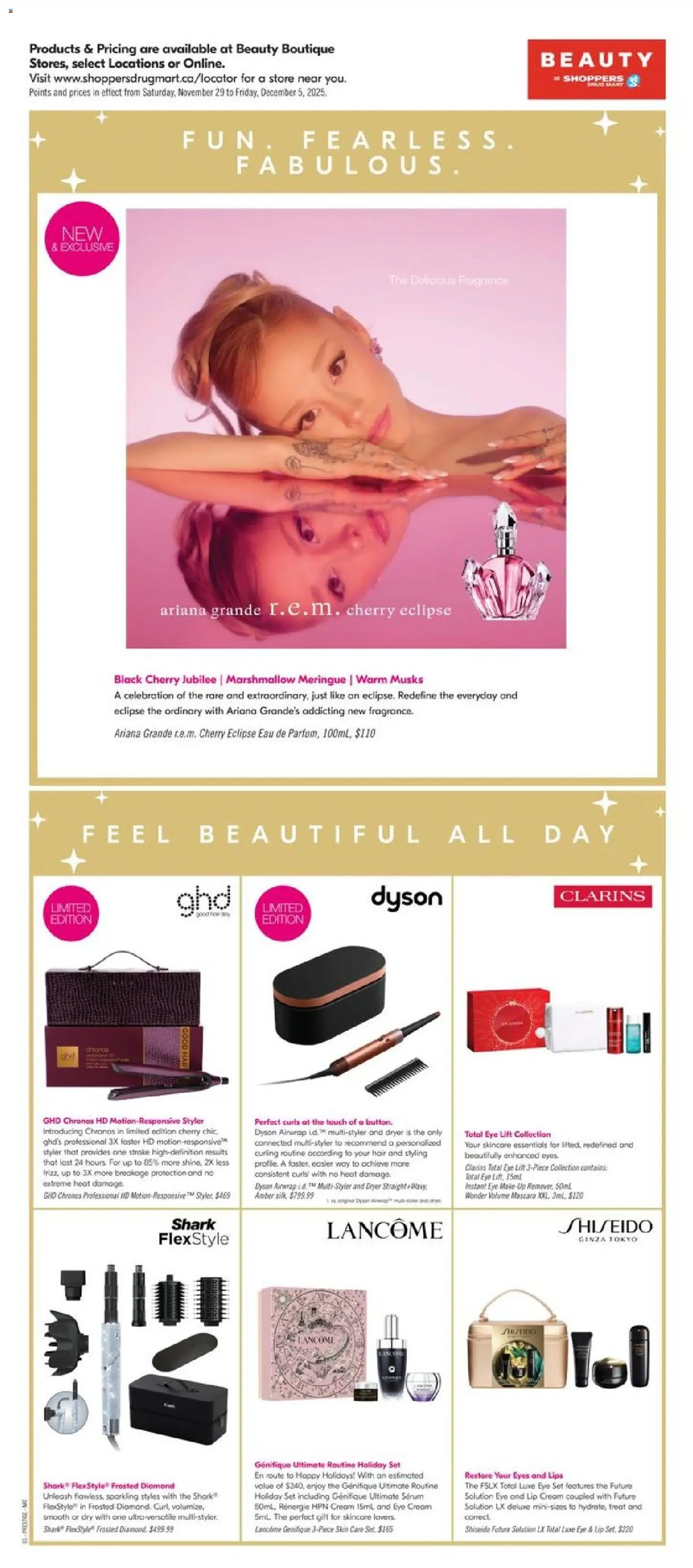 Shoppers flyer valid from 29.11.2025 | Page: 10 | Products: Cream, Dryer, Mascara