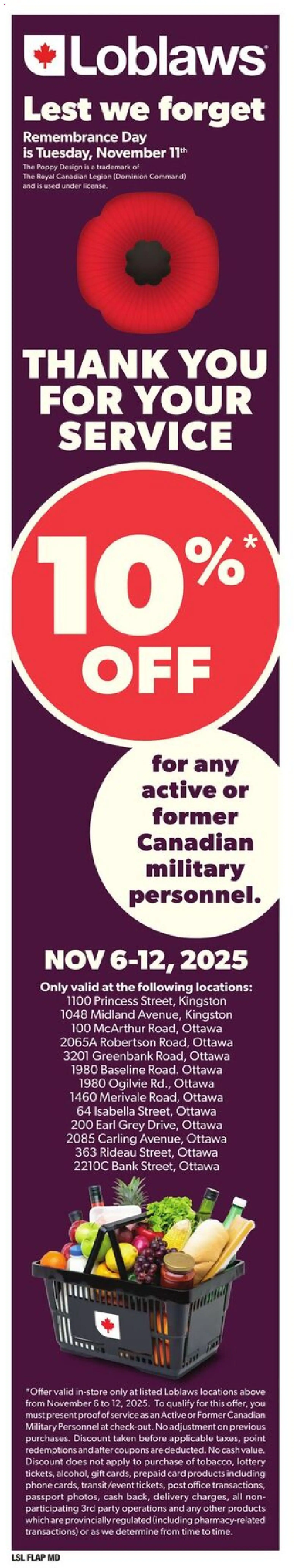 Loblaws flyer valid from 06.11.2025 | Page: 1 | Products: Phone