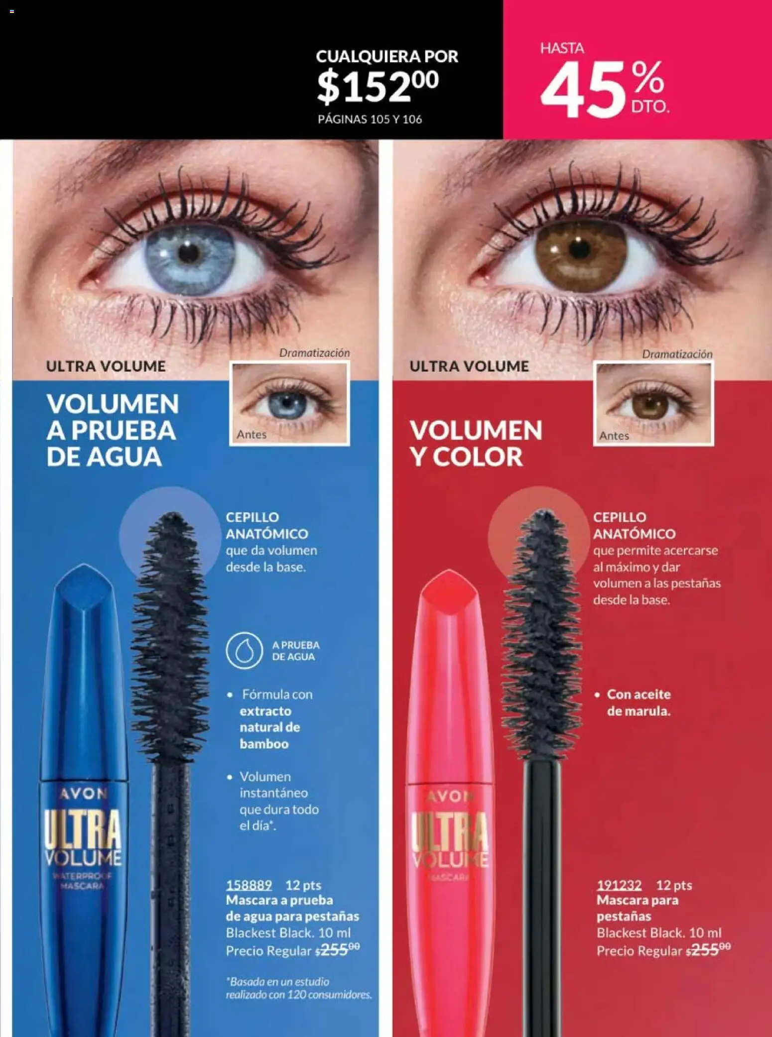 Nuevas ofertas de AVON válidas en toda la República Mexicana desde el 10.01.2026. ¡Encuentra las mejores ofertas en AVON campaña 2 2026! | Página: 101 | Productos: Cepillo, Máscara, Agua, Aceite