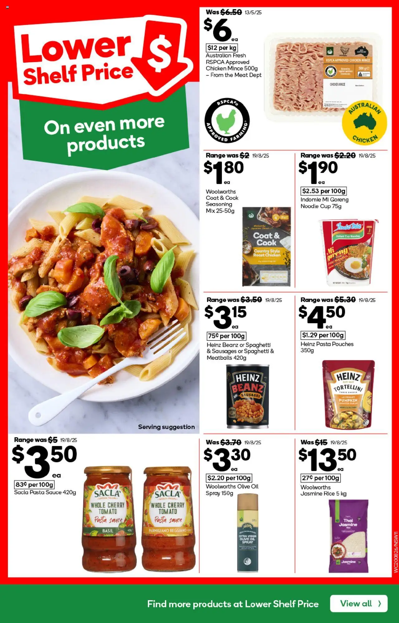 Woolworths catalogue - valid from 20.08.2025 | Page: 11 | Products: Shelf, Meat, Coat, Sauce