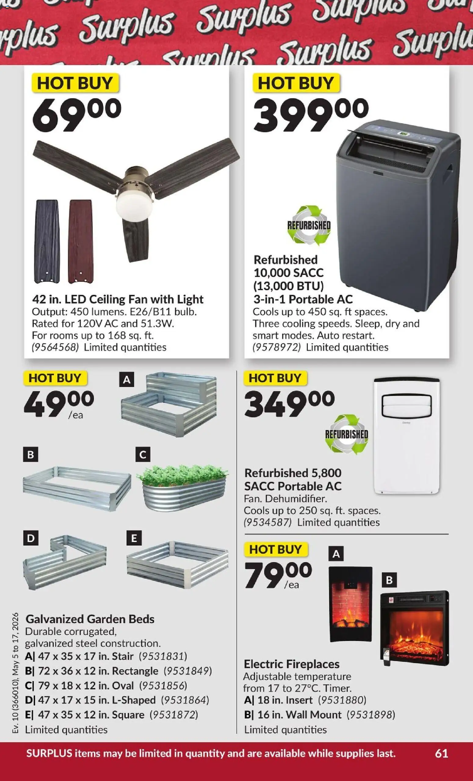 Princess Auto flyer valid from 05.05.2026 | Page: 67 | Products: Fan