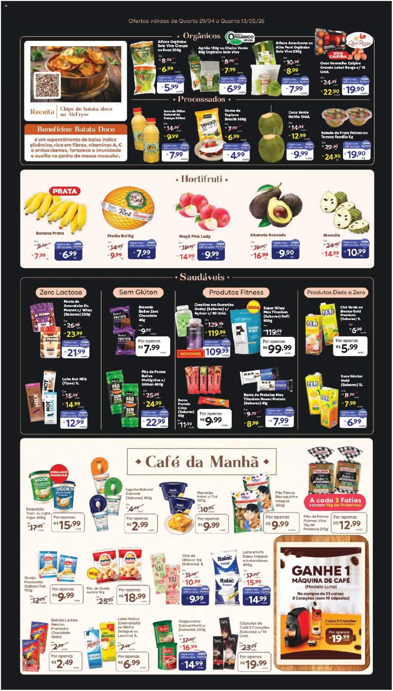 Barbosa Supermercados Folheto - válido de 29.04.2026 | Página: 2 | Produtos: Pó, Ovos, Bebida, Pão de queijo