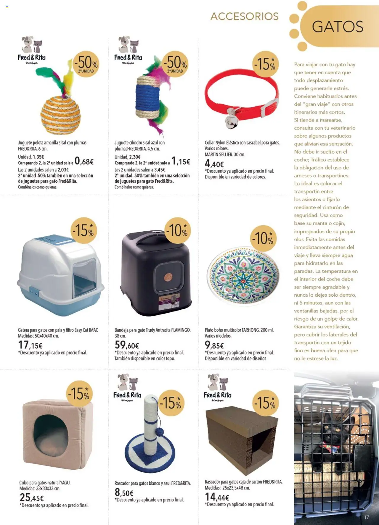 Nuevas ofertas de El Corte Inglés válidas en toda la República Mexicana desde el 01.08.2025. ¡Encuentra las mejores ofertas en El Corte Inglés - Catálogo Mascotas Agosto! | Página: 17 | Productos: Bandeja, Agua, Caja, Sobre