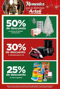 Vista previa de Arteli folleto Momentos que se disfrutan, nuevo folleto de la tienda, válido en México a partir del 19.12.2025