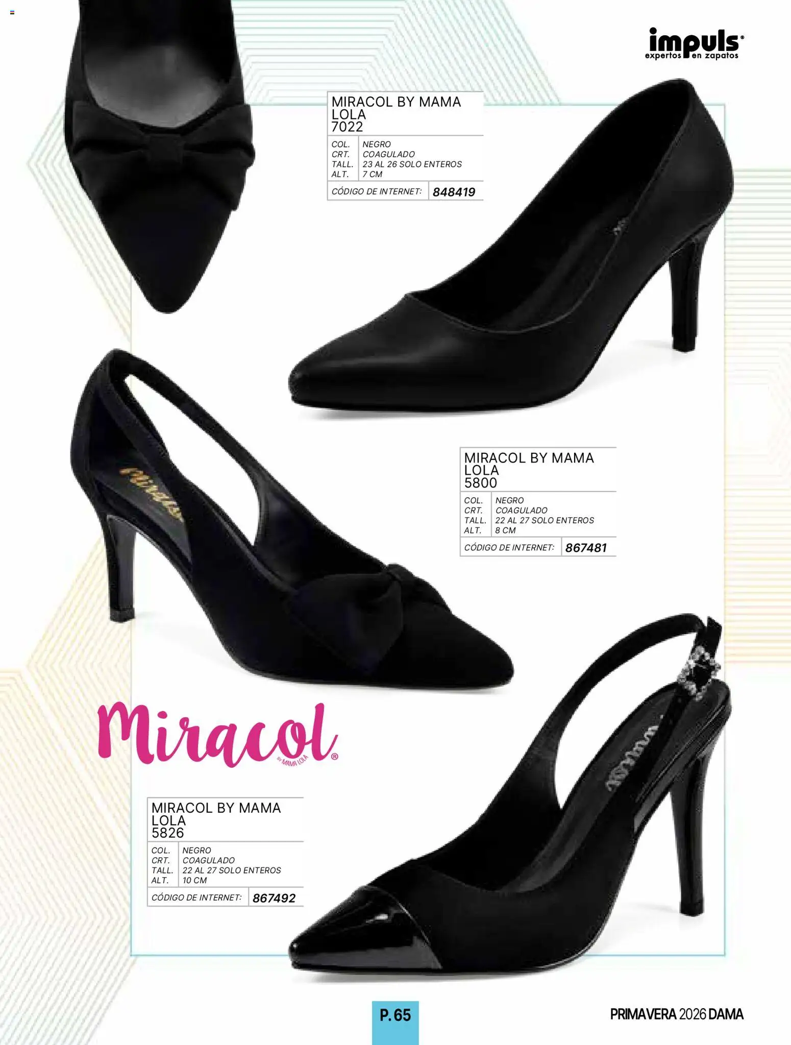 Nuevas ofertas de Impuls válidas en toda la República Mexicana desde el 01.01.2026. ¡Encuentra las mejores ofertas en Impuls catálogo Primavera! | Página: 67 | Productos: Zapatos