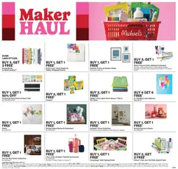 Preview of Michaels weekly flyer / circulaire from shop Michaels valid from 10.04.2026