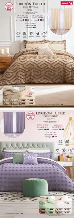 Vista previa de Colchas Concord catálogo, nuevo folleto de la tienda, válido en México a partir del 01.02.2026 | Página: 20