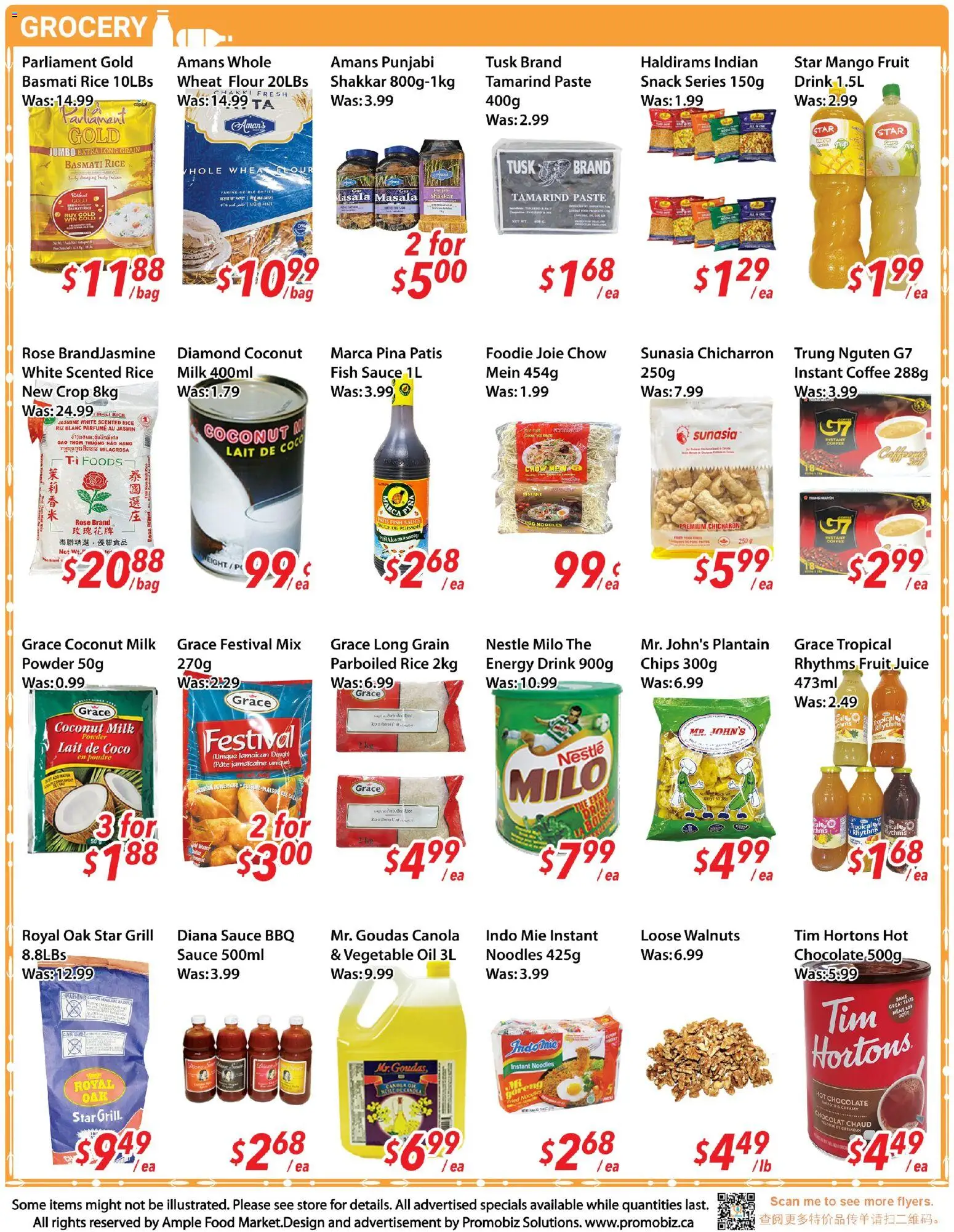 Ample Food Market flyer valid from 31.10.2025 | Page: 3 | Products: Rice, Bag, Oil, Coffee