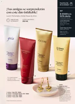 Yanbal revista - valida desde el 16.08.2025 | Página: 27 | Productos: Aretes, Body, Loción, Baño
