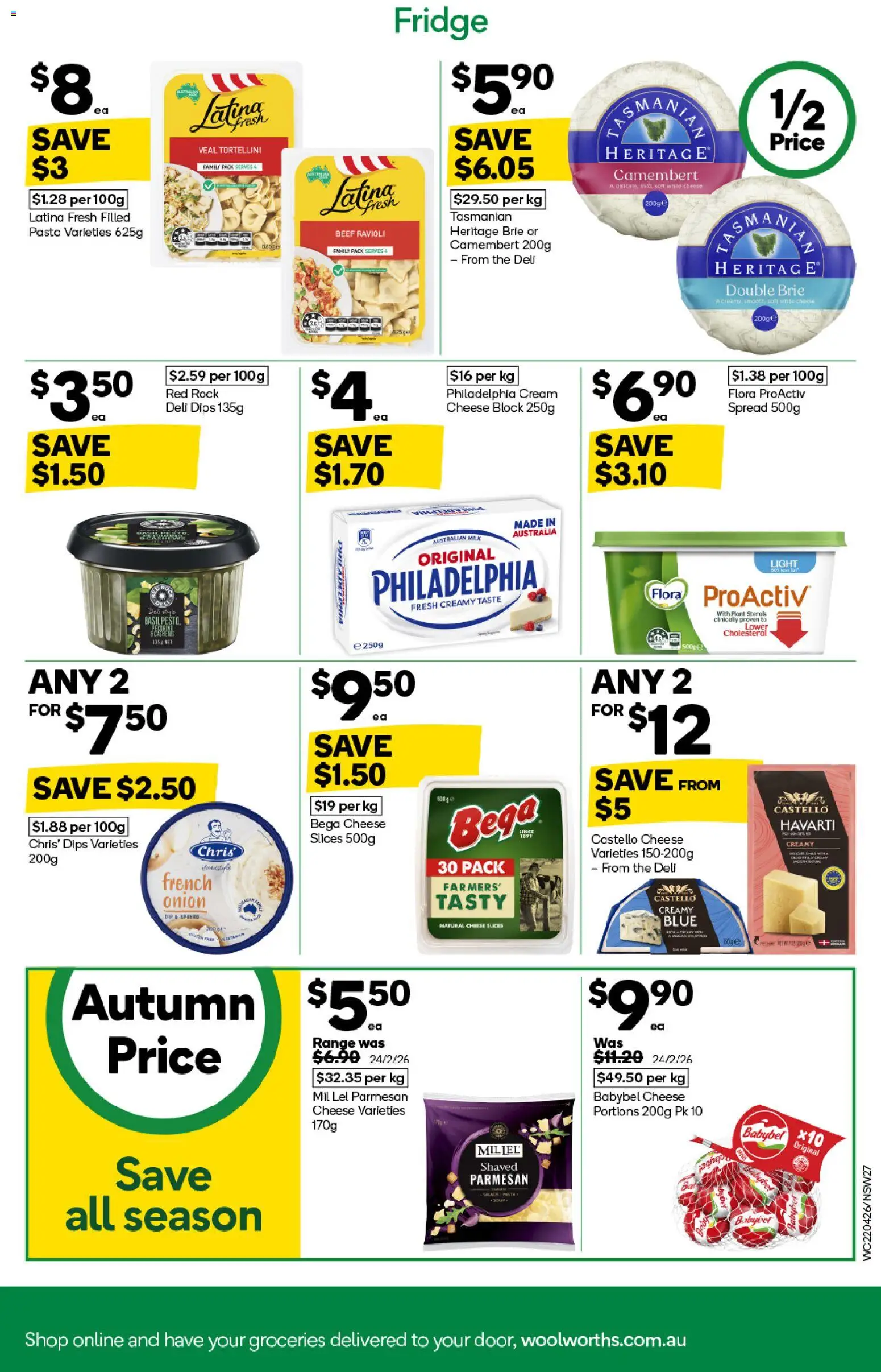 Woolworths catalogue - valid from 22.04.2026 | Page: 27 | Products: Light, Milk, Cheese, Fridge