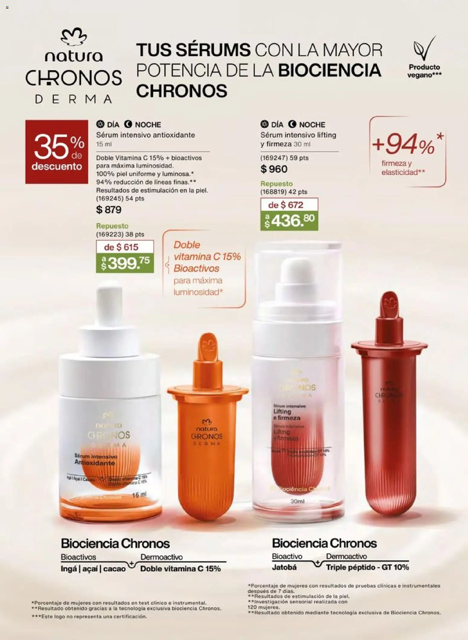 Nuevas ofertas de Natura válidas en toda la República Mexicana desde el 20.12.2025. ¡Encuentra las mejores ofertas en Natura campaña 1 2026! | Página: 74 | Productos: Serum, Cacao