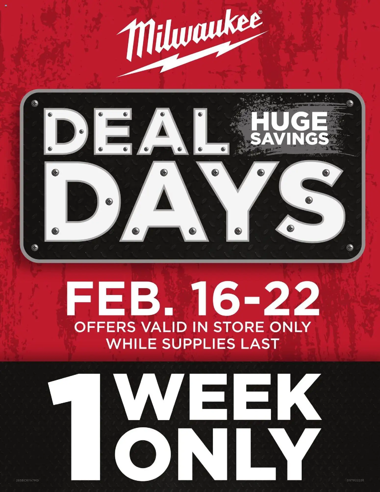 Mills Fleet Farm Milwaukee Days - valid from 16.02.2026 | Page: 1