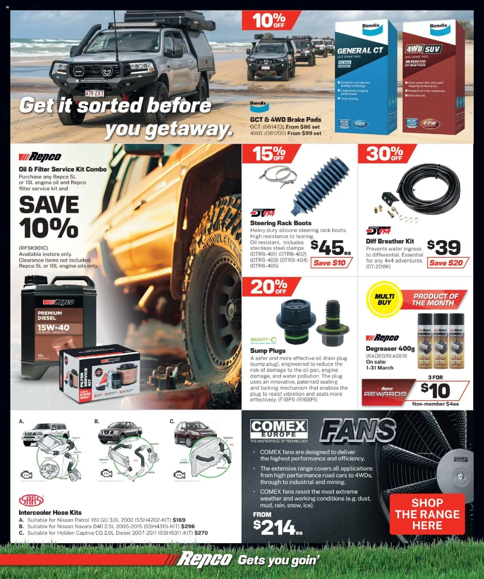 Repco catalogue - valid from 25.02.2026 | Page: 8 | Products: Kits, Oil, Water, Boots