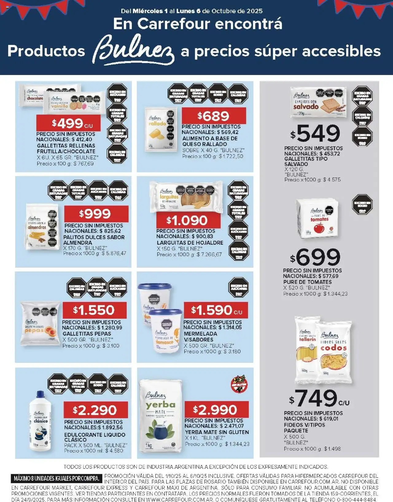 Carrefour - Ofertas - Catamarca │ válido desde el 01.10.2025 | Página: 14 | Productos: Mate, Sobre, Almendra, Tomates