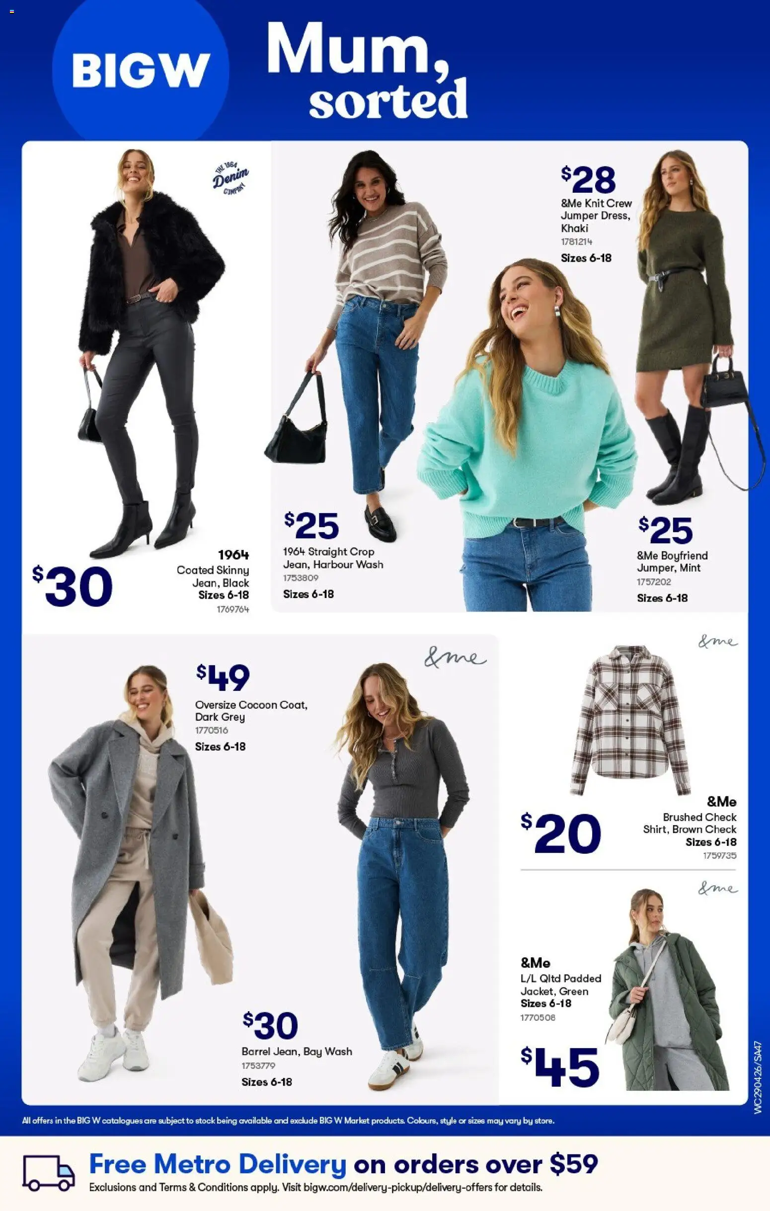 Woolworths catalogue - valid from 29.04.2026 | Page: 47 | Products: Denim, Jumper