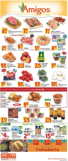Preview of United Supermarkets weekly ads valid from 27.01.2026
