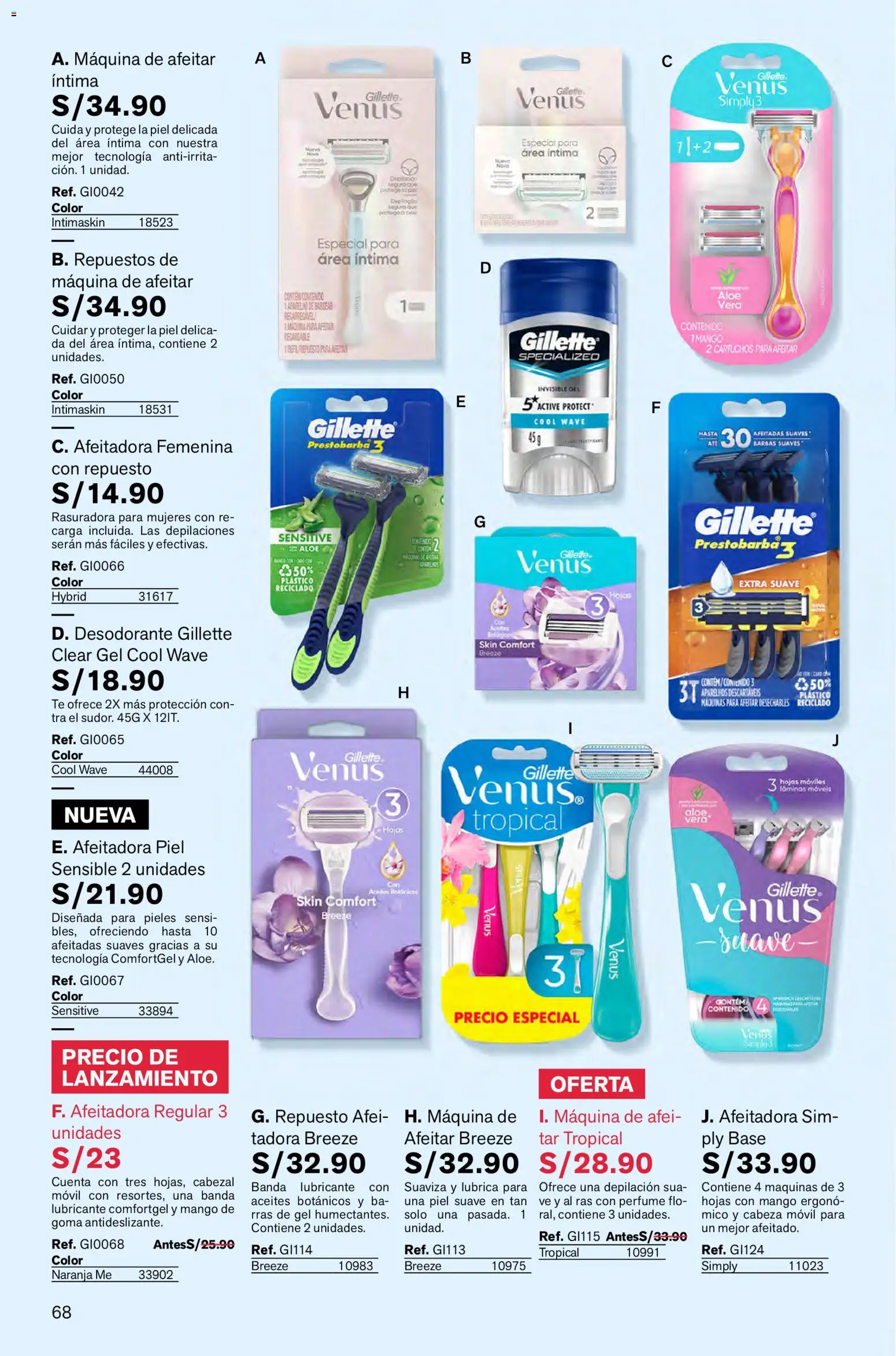 Catálogo Leonisa válido desde 26.12.2025 | Página: 68 | Productos: Desodorante, Té, Maquina de afeitar, Perfume