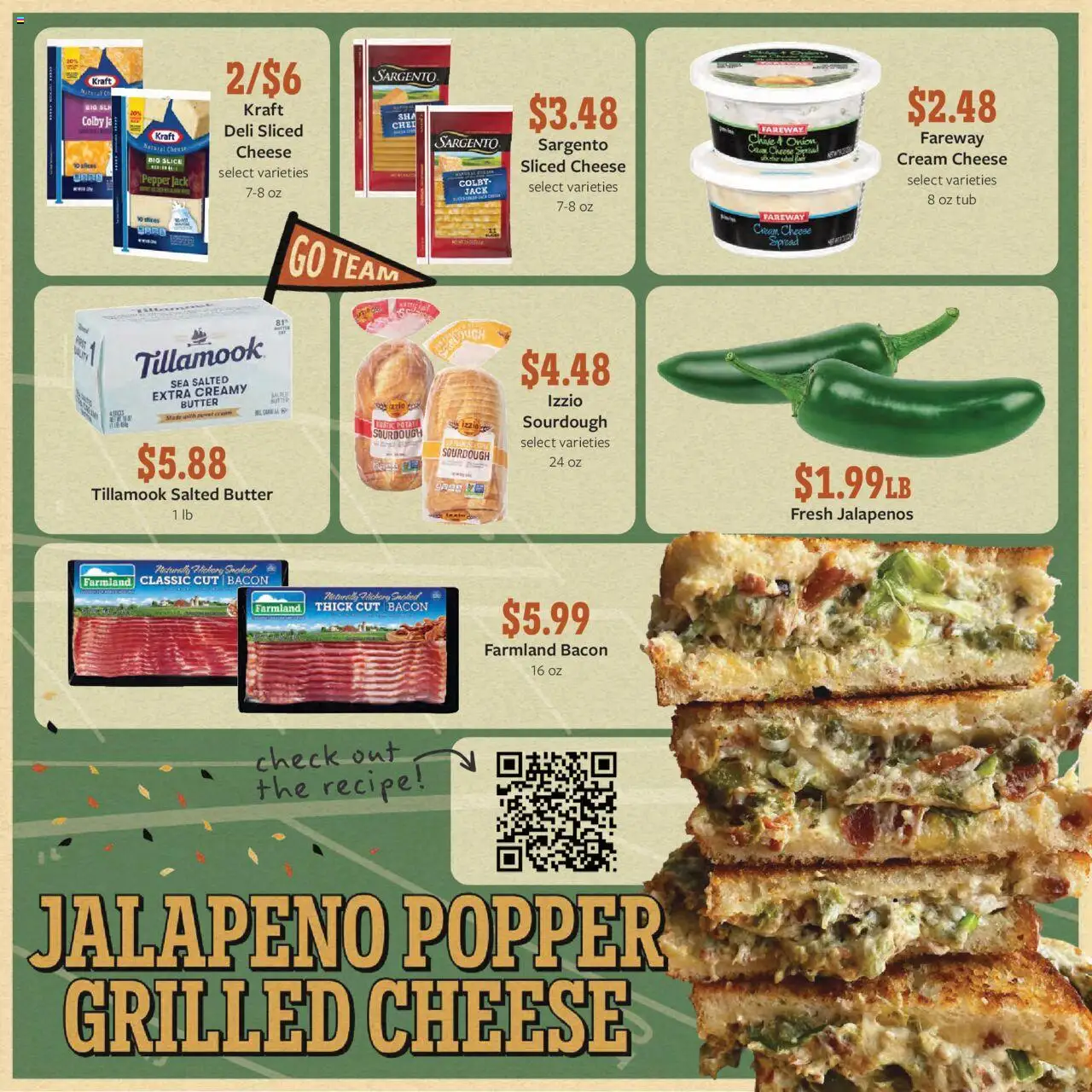 Fareway Weekly Ad - valid from 15.09.2025 | Page: 11 | Products: Cheese, Cream, Pepper, Onion