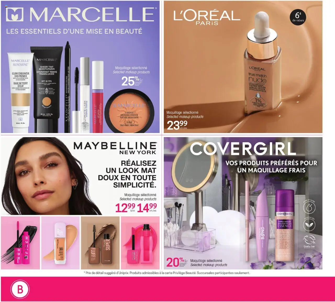 Uniprix flyer valid from 09.10.2025 | Page: 2 | Products: Powder, Eyeliner
